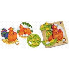 Story Puzzle: Chicken-family