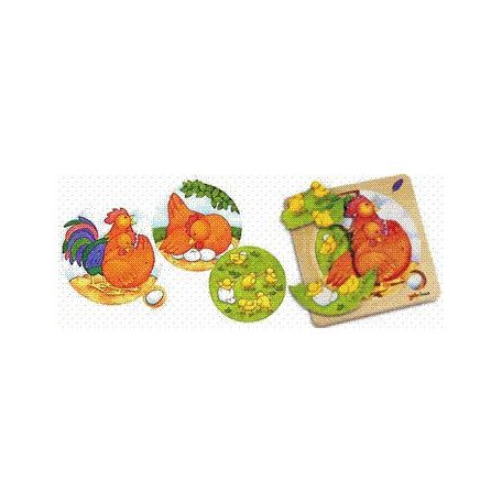 Story Puzzle: Chicken-family