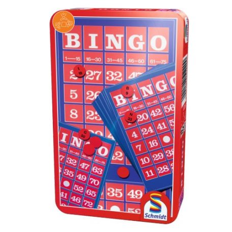 Schmidt Spiele Bingo társasjáték fémdobozban (51220) 