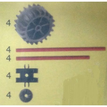 Clics 4 nagy kerék + kiegészítők (CK029)