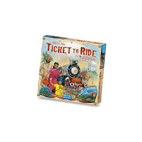 Days of Wonder Ticket to Ride Map Collection: 2 - India & Switzerland Exp.