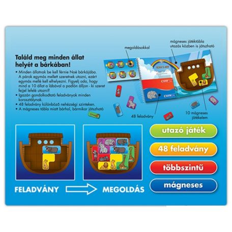 Smart Games Magnetic Travel - Noé bárkája 
