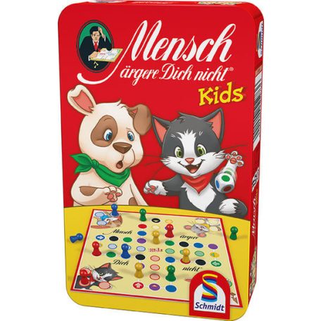 Schmidt Spiele Ki nevet a végén? társasjáték gyermekváltozat fémdobozban (51273) 