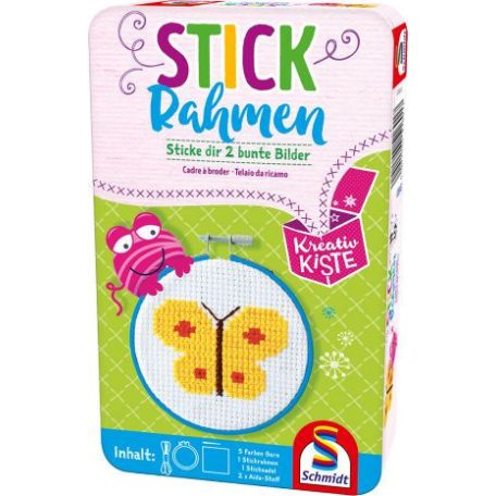 Schmidt Spiele Hímzőkeret fémdobozban (51601)