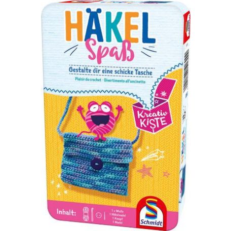 Schmidt Spiele Szórakoztató horgoló készlet fémdobozban (51600)