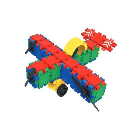 Műanyagdobozos építőkészlet (CB198) Clics építőjáték