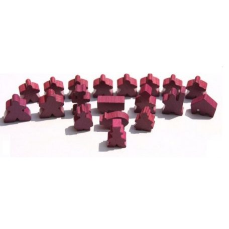 Carcassonne figuraszett (alapjáték és kiegészítők) - lila kiegészítő