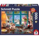 Schmidt Spiele Puzzlers Desk, 1000 db (58344) Kirakó