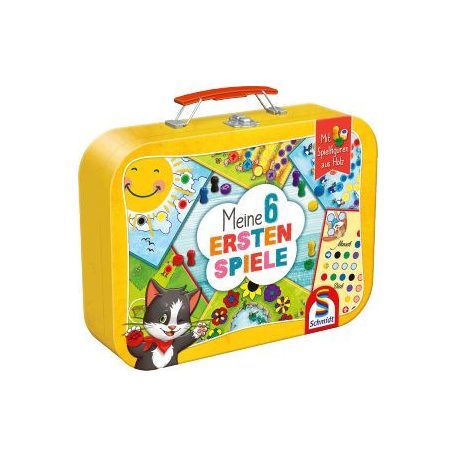 Schmidt Spiele Meine 6 ersten Spiele társasjáték fémkofferben (40591) 