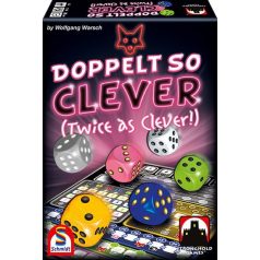   Schmidt Spiele Doppelt so clever/Twice as clever társasjáték (49357/88234) (Magyar játékszabállyal)