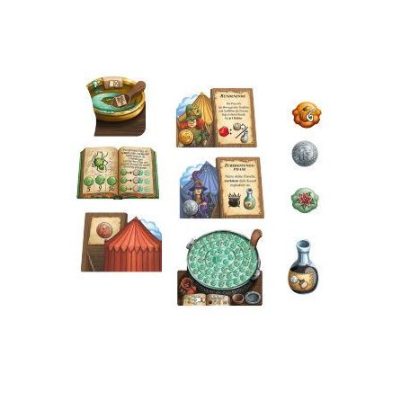 Schmidt Spiele Die Quacksalber von Quedlinburg - Die Kräuterhexen Erw. (49358) Társasjáték  - Letölthető szabállyal