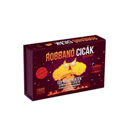 Robbanó cicák parti pakk társasjáték