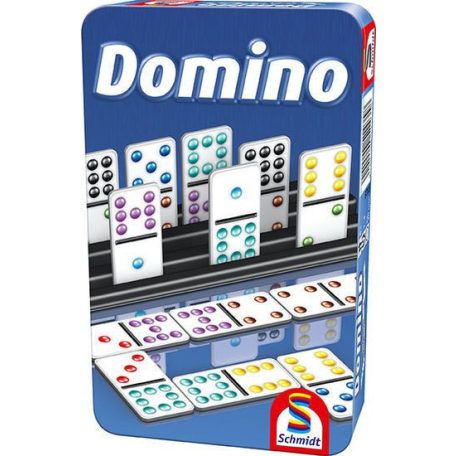 Schmidt Spiele Domino társasjáték fémdobozban (51435) 