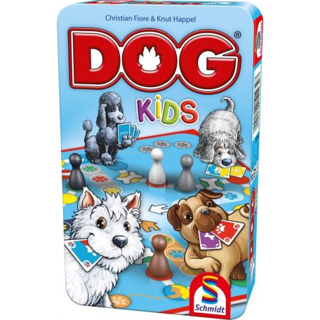Schmidt Spiele DOG Kids társasjáték fémdobozban (51432) (Letölthető magyar játékszabállyal) 
