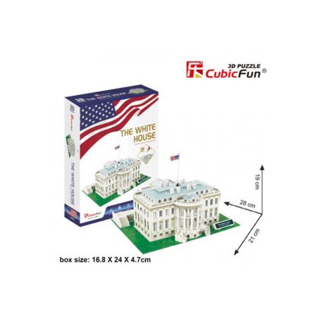 3D puzzle kicsi The White House (2542) - 64 db