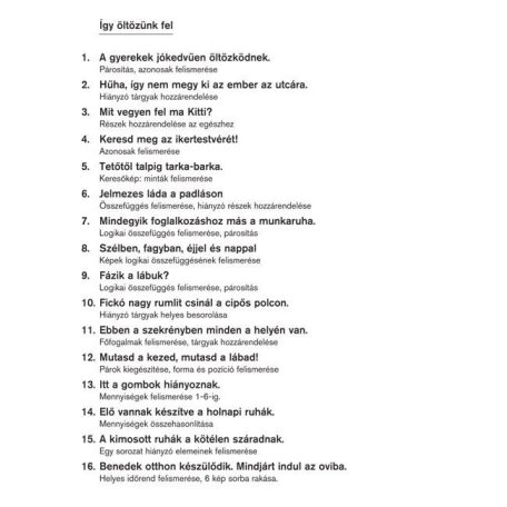 LOGICO Primo Így öltözünk fel