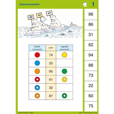 LOGICO Piccolo Számfogócska 100-as számkör 2. rész