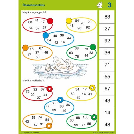 LOGICO Piccolo Számfogócska 100-as számkör 2. rész