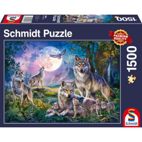 Schmidt Spiele Wolves, 1500 db (58954) Kirakó