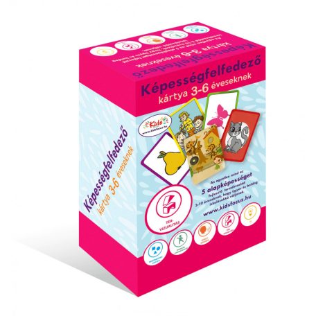 Képességfelfedező kártya 3-6 éveseknek (A-Rózsaszín)