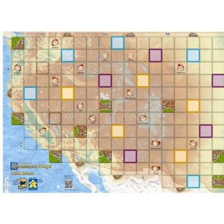 Carcassonne Térkép - USA nyugat kiegészítő