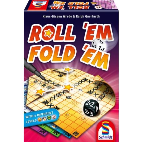 Schmidt Spiele Roll 'em fold 'em társasjáték (88348) 
