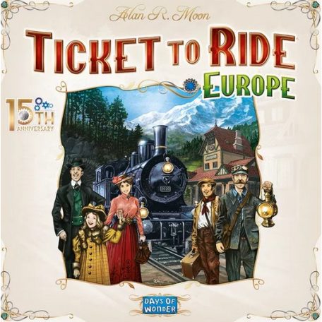 Ticket to Ride - Európa 15. Jubileumi kiadás társasjáték