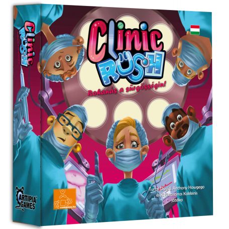 Gamer Café Clinic Rush - Rohanás a sürgősségin! társasjáték 