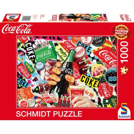 Schmidt Spiele Coca Cola - Coke it is!, 1000 db (59916) Kirakó