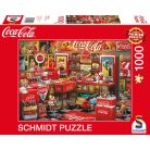 Schmidt Spiele Coca Cola - Nostalgia shop, 1000 db (59915) Kirakó