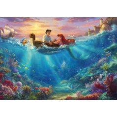   Schmidt Spiele Disney, A kis hableány és Erik herceg 500 db (59927) Kirakó