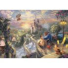 Schmidt Spiele Disney, Szépség és a Szörnyeteg - A kastély teraszán 500 db (59926) Kirakó