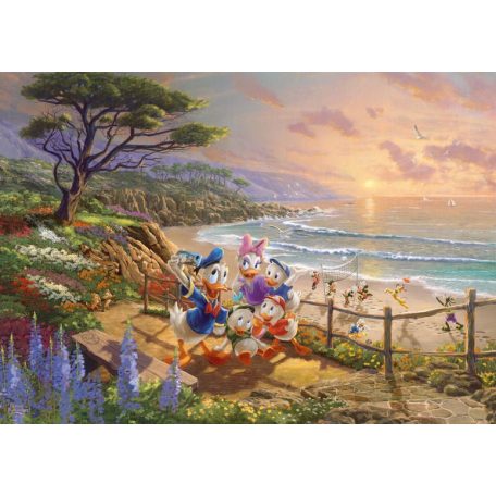 Schmidt Spiele Disney, Donald és Daisy, Egy kacsanapi délután 1000 db (59951) Kirakó
