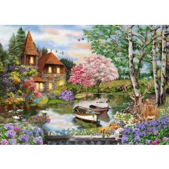 Schmidt Spiele Ház a Tónál 1000 db (58985) Kirakó