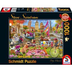 Schmidt Spiele Dog Crazy, 1000 db (59978) Kirakó
