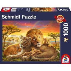 Schmidt Spiele Loving Lions, 1000 db (58987) Kirakó