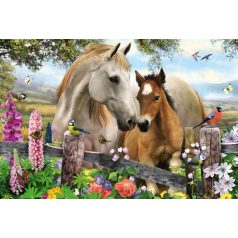 Schmidt Spiele Mare and foal, 150 db (56421) Gyerek Kirakó