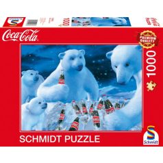  Schmidt Spiele Coca Cola - Polar bears, 1000 db (59913) Kirakó