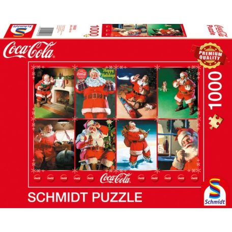 Schmidt Spiele Coca Cola - Santa Claus, 1000 db (59956) Kirakó