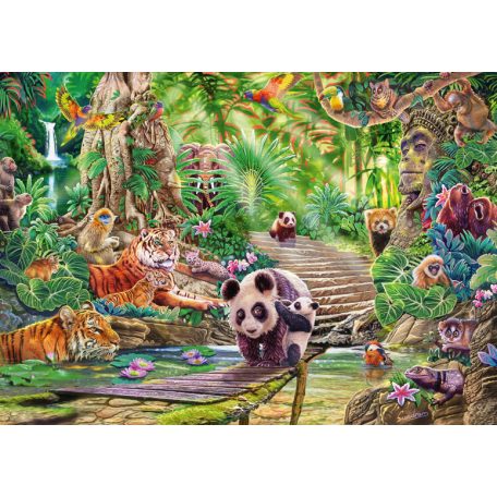 Schmidt Spiele Asian Wildlife, 1000 db (59962) Kirakó