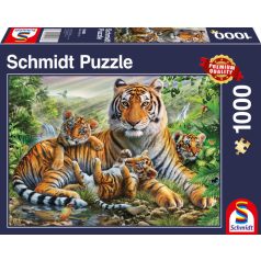 Schmidt Spiele Tiger and Cubs, 1000 db (58986) Kirakó