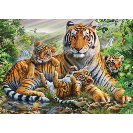 Schmidt Spiele Tiger and Cubs, 1000 db (58986) Kirakó