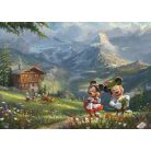 Schmidt Spiele Disney, Mickey & Minnie az Alpokban 1000 db (59938) Kirakó