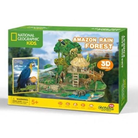 3D puzzle, Amazon őserdő - 67 db