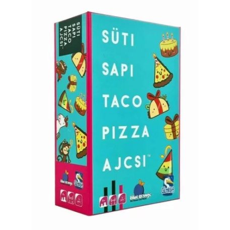 Süti, sapi, taco, pizza, ajcsi kártyajáték