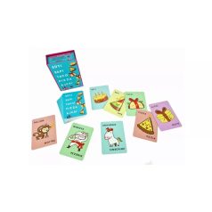 Süti, sapi, taco, pizza, ajcsi kártyajáték