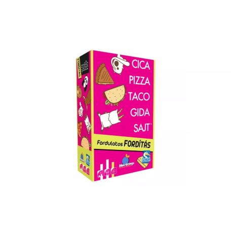 Cica, pizza, taco, gida, sajt - Fordulatos fordítás kártyajáték