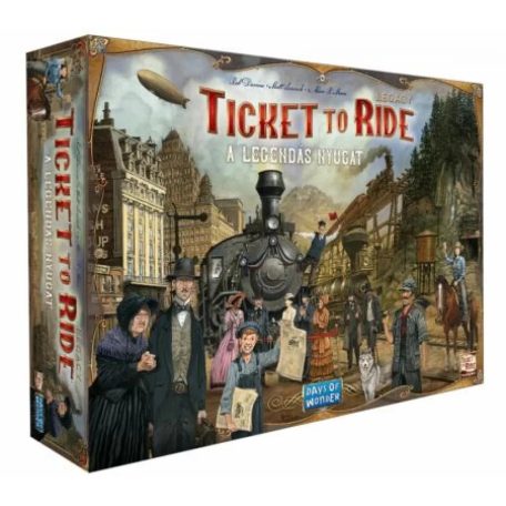 Days of Wonder Ticket to Ride Legacy: A Legendás Nyugat társasjáték