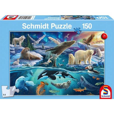 Schmidt Spiele Arctic animals, 150 db (56484) Gyerek kirakó 