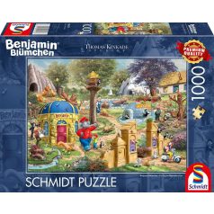   Schmidt Spiele Benjamin Blümchen, Ein Tag im Neustädter Zoo 1000 db (58423) Kirakó 